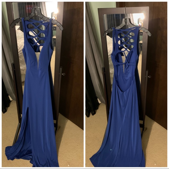La Femme Dresses & Skirts - Blue Evening Gown La Femme Dresses & Skirts - Blue Evening Gown